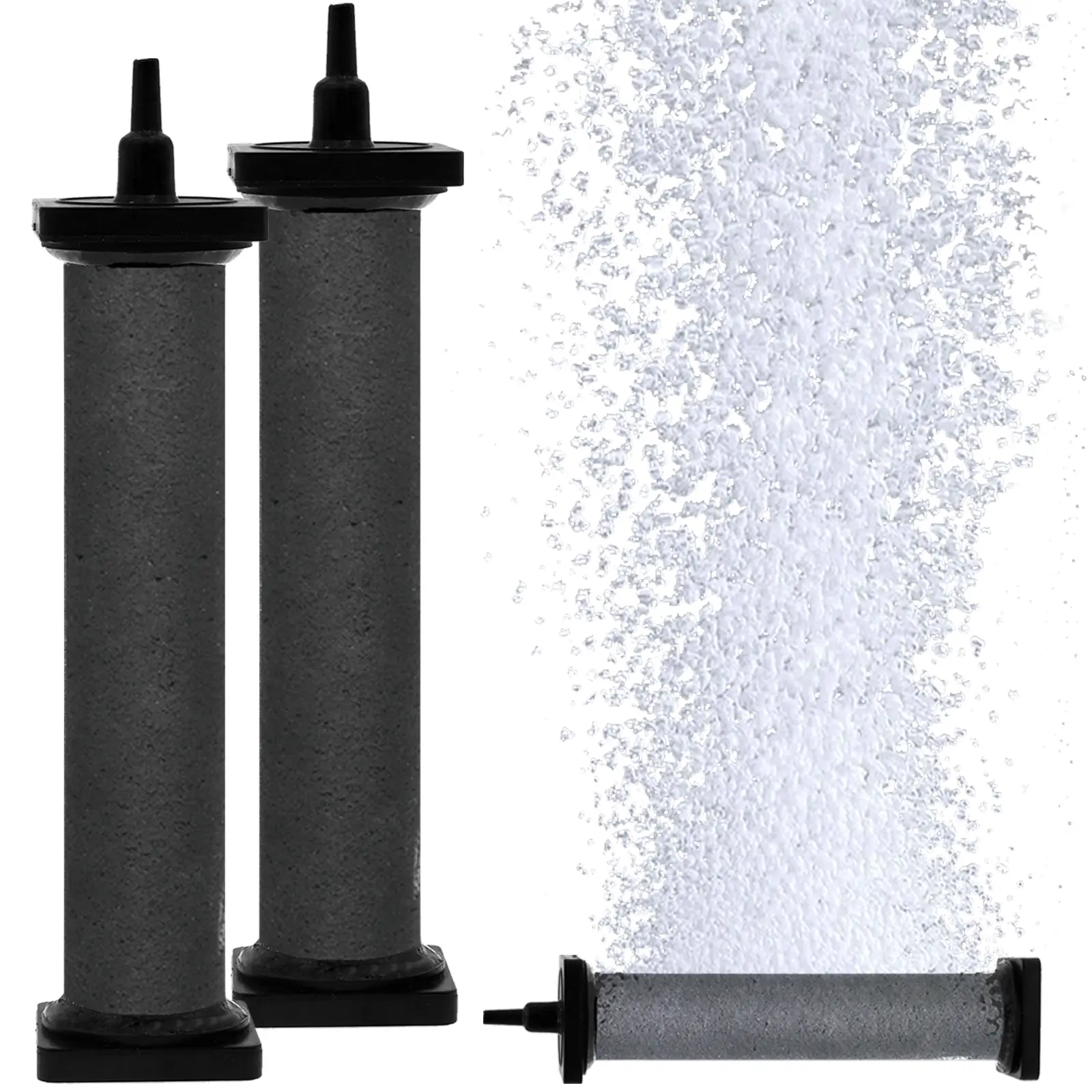 AquaMiracle New Innovative Rubber Air Stone for Large Aquarium, Fish Tank Air Stone, Air Bubbler Oxygen Air Diffuser for Pond Aerator
