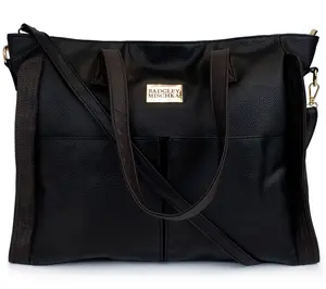 Badgley Mischka Rose XL Vegan Leather Travel Tote Weekend Bag