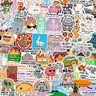 300-Piece Delulu Is the Solulu Pre-Cut Holographic Funny Adhesive Vinyl Decorative Gift Labels - Waterproof, Durable, Dazzling Holographic Finish Stickers for Adults’ Laptop/Tablet, Ipad, Water Bottles, Peel-and-Stick Office Stationery