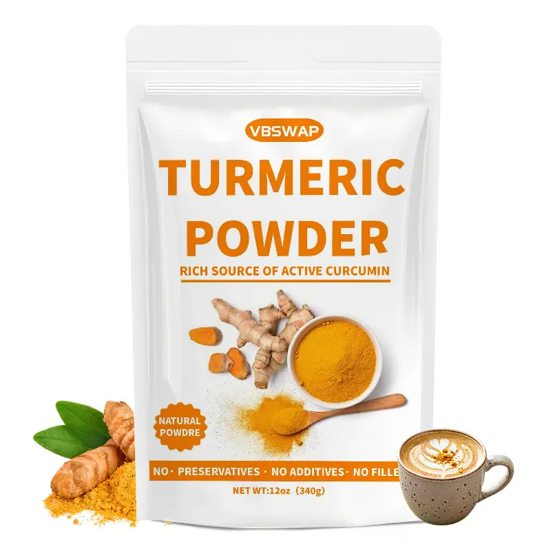 Turmeric Powder（12oz）| Rich in active curcumin | Natural source of antioxidants | Raw turmeric root, ground | No preservatives, no additives | Perfect for cooking & seasoning
