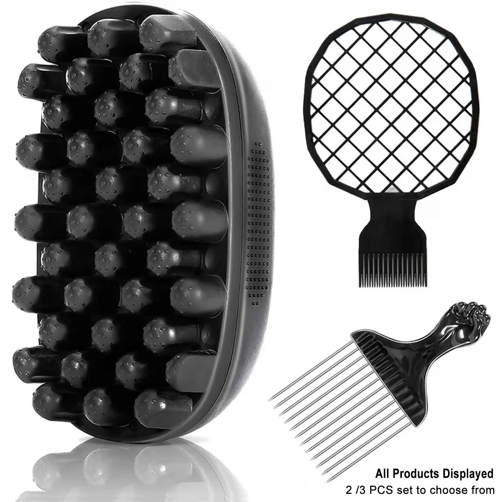 Rubber Curl Sponge for Curly & 4C Hair, Durable Material Twist Styling Sponge for Natural Curls, Portable Hair Tool for Salon & Home Use, Home Use Brush, Combs