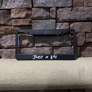 [SALE 50%] CAR ENTHUSIAST Frame Plates License Plate Frame Truck Tag Car Front Plate Frame Decoration Aluminum