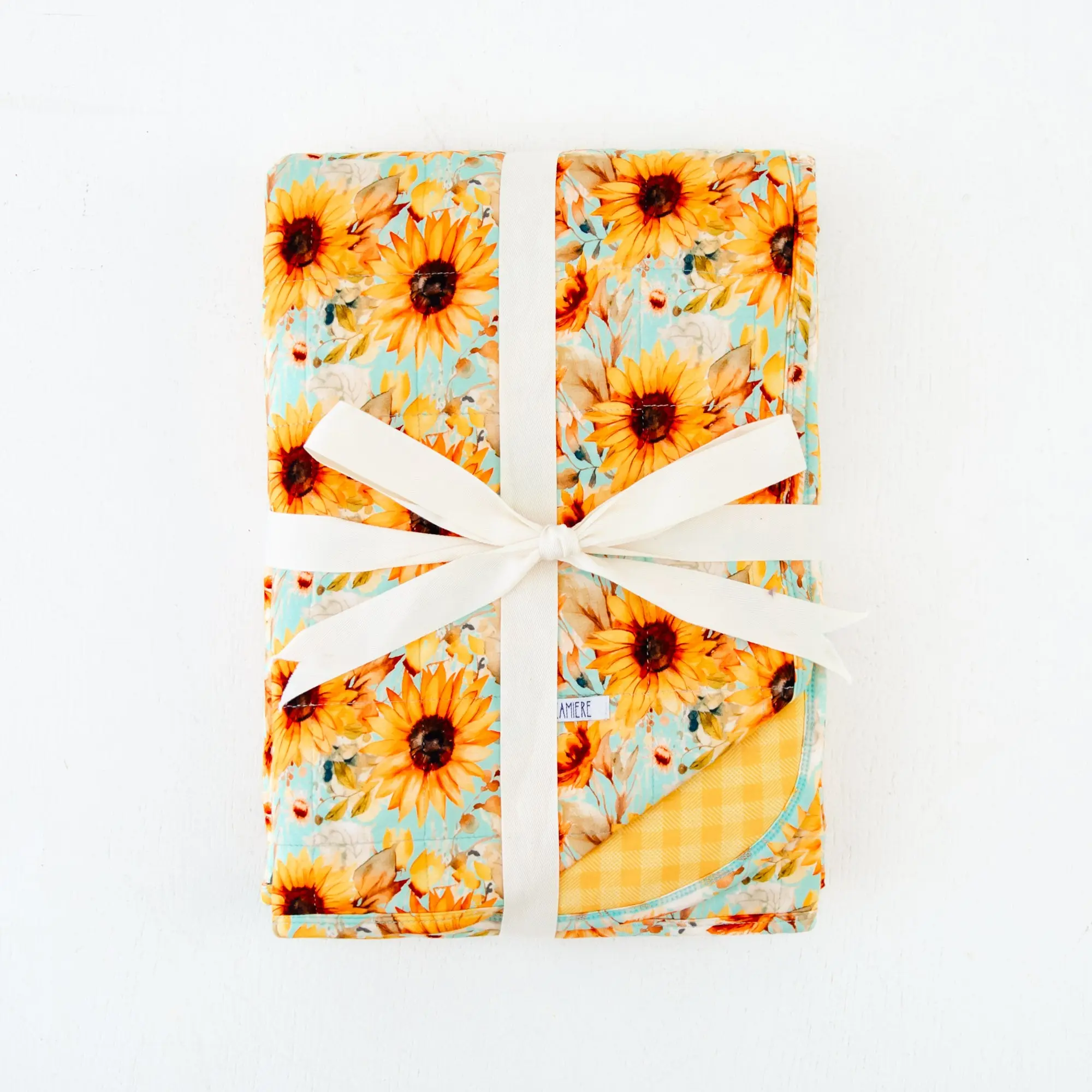 Sunny Side Up Quilted Children's Bamboo Blanket