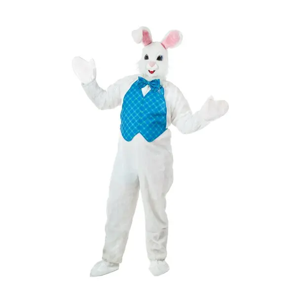 Plus Size Mascot Easter Bunny Costume for Adults