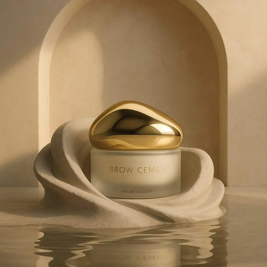 BROW DADDY Brow Cement Makeup - Long-Lasting Cosmetic Gel, Lamination-in-a-Jar Eyebrow Product, Brow Gel, Lifted, Shaped, And Polished Brows