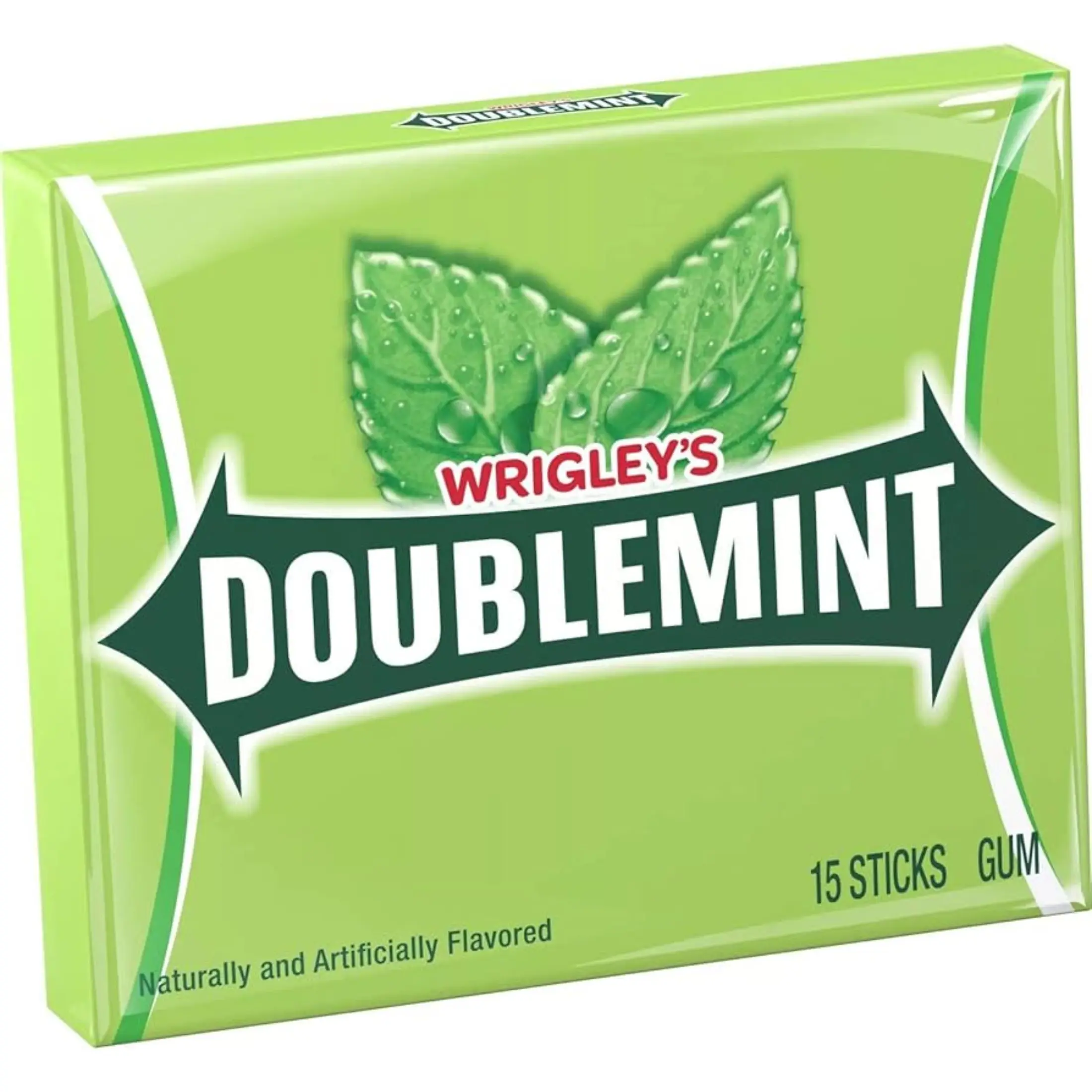 5x Wrigley's Doublemint Sugar Free Chewing Gum - Fresh Breath Mints Snack Treats 15ct