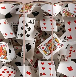 20oz Playing Cards Tumbler - Unique Design with Playing Cards Pattern - Perfect for Game Nights and Parties