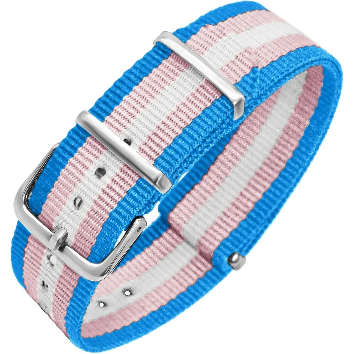 LGBT Pride Bracelet for Bisexual Lesbian Gay LGBTQ Pride Bracelets  Nylon Adjustable Wristband Watch Band Rainbow Bracelets for Women Men Parade Bulk Multiple Pack