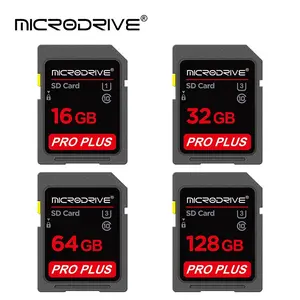 MICRODRIVE SD Card, Flash SD Card, 16GB 32GB 64GB 128GB SD Card, Camera Accessories for Camera, Smartphone, Tablet, Laptop, Computer