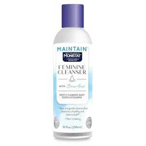 Monistat Boric Acid Feminine Wash, Fragrance-Free Intimate Wash for Women with Gentle pH-Balanced Formula, 10 Fl Oz