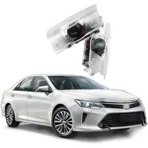 2Pcs Car Door Lights 3D LED Car Compatible with Highlander/Camry/Prius/Sienna/Tundra/Venza, Logo Projector Lights