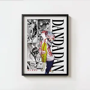 Dandadan Poster Okarun Art Decor Anime Poster