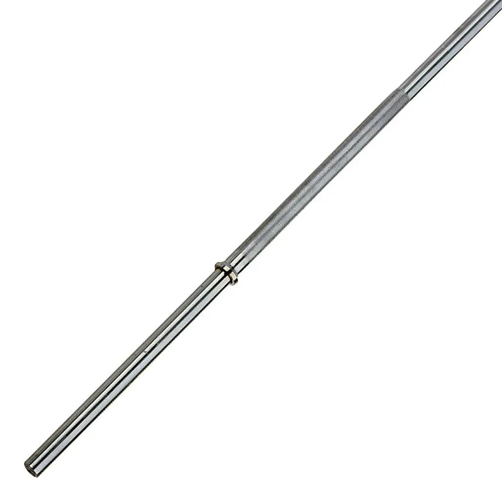Body-Solid Standard 6' Bar, 1" Sleeve Dia., Barbell, Accurate Fit