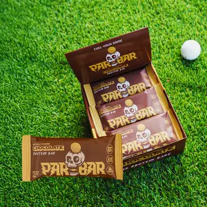 Chocolate (12ct) - Par Bar Protein Bars - 16g Protein, 210 Calories, Natural Cocoa & Peanut Butter Flavor, Clean Ingredients, Sustained Energy, No Artificial Junk