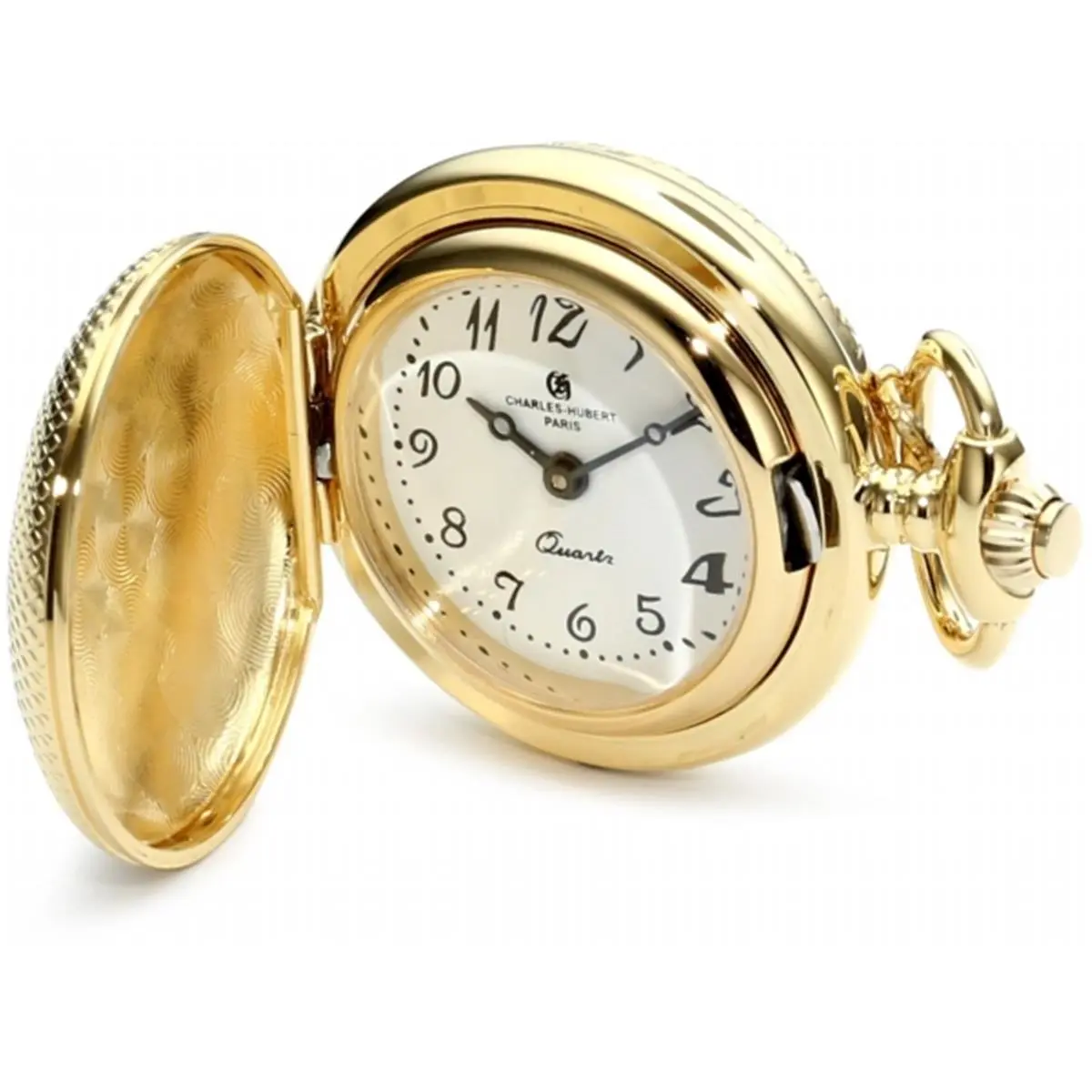 212 MAIN Women's Gold-Plated White Dial Pendant Watch - Business Quartz Watch, Casual Analog Fashion Accessory