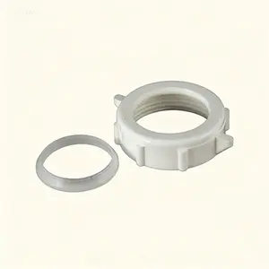 Wing Nut Slip Joint Washer, 1/4-Inch Size, 1 Count Pack of 2, White Plastic, Reusable Plumbing Connector, Durable Leak-Resistant Seal, for Sink and Drain Pipe Installation