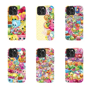 Shopkins "All-Stars" Phone Case—So Cute It Should Be Illegal! Suitable for iPhone 11–17 Pro Max/Plus and Samsung Galaxy S23–25.