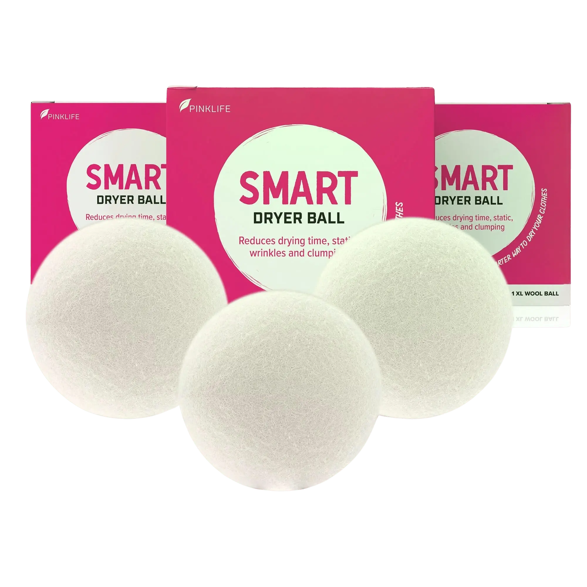 Smart Dryer Balls - Original Product Title, No Additional Features or Features, Ideal for Home Use Wool Laundry Natural