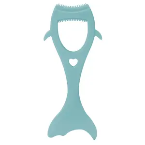 Eye black shield, silicone mascara tool, pink mascara separator tool, girls' and women's upper and lower eyelashes eye black tool shield blue