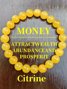 1pc "Sunstone" Bracelets That Attract Wealth, Exquisite Bracelet, Lemon Yellow Handmade Beaded Bracelets, High-end Accessories, Jewelry That Symbolizes Wealth And Success, Gifts For Friends And Colleagues, Holiday Gifts, Bangle