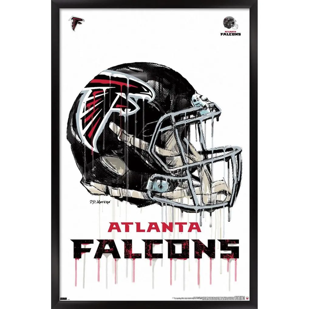 Atlanta Falcons Helmet Poster