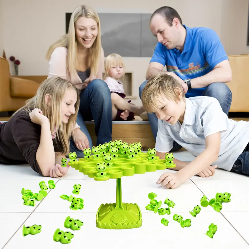 Balance astronaut, panda, frog, balance tree, concentration training, children's puzzle toys, stacking music, two person board game