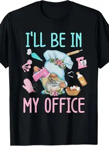 ISame Style for Men and Women  Summer Short-Sleeved Printed T-Shirt |   Pure 220G Crew Neck Regular Fit All-Season Vintage Pattern