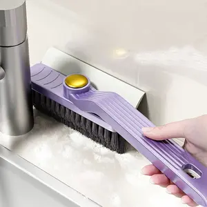 Multifunctional Rotating Gap Brush Four-In-One Bathroom Floor Scrubber, Tile Cleaning Seam Brush, No Dead Angle Cleaning Tool