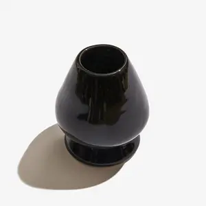 Black Ceramic Whisk Stand