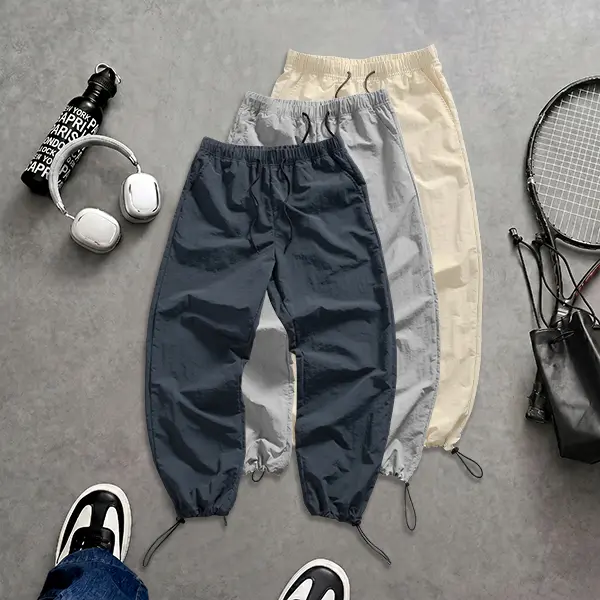 Navy blue + light gray + apricot color