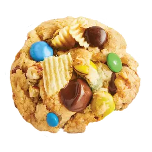 The Snack Master Cookie - Candy Coated Chocolates and Potato Chip