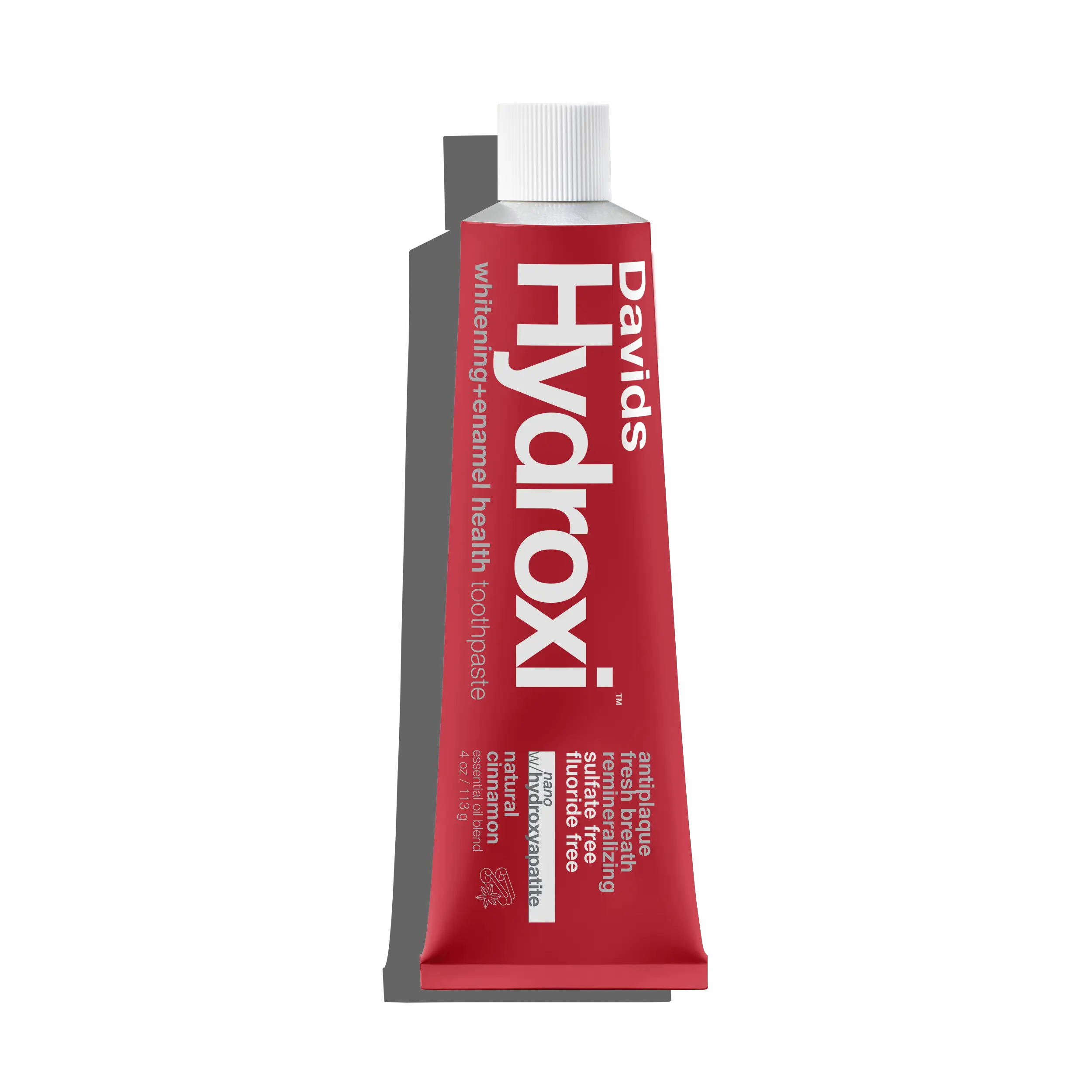 Davids Non Toxic Enamel Repair Toothpaste with Hydroxyapatite, Brightening Formula with Peppermint & Cassia Cinnamon, 4 oz, Clove, Non Toxic Toothpaste, Brightening Toothpaste