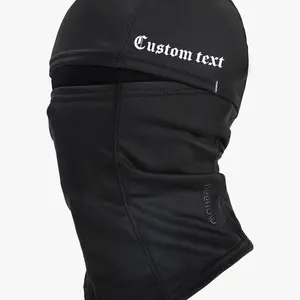 Black Shiesty Ski Mask with Custom Text Balaclava Mask, Unisex One Size, Adjustable Fit and Comfortable Design (PRESS ADD NOTE TO ADD CUSTOM TEXT )