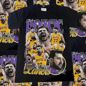 Retro Basketball Graphic Tee | Luka Dončić Fan Art Shirt