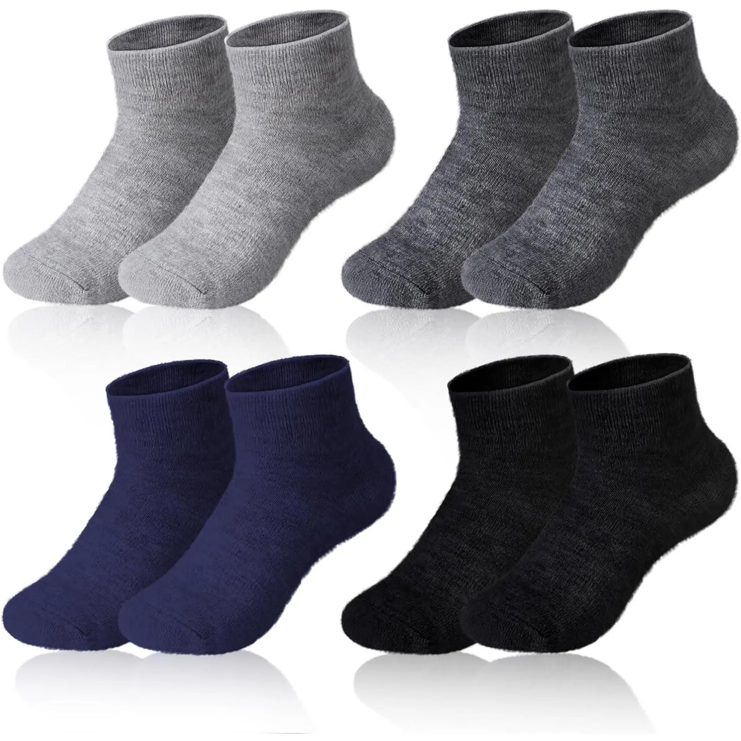 Cutecrop 4 Pairs Alpaca Wool Socks for Women Men Thermal Winter Hunting Socks Moisture Wicking Hiking