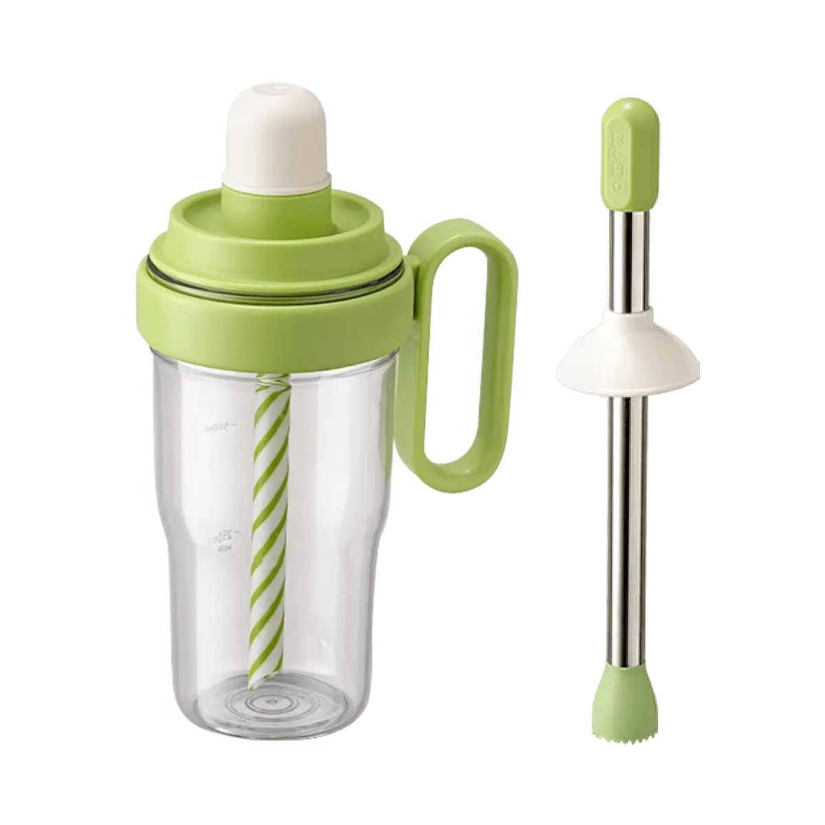 KAWASIMAYA 1000ml Stainless Steel Classic Cocktail Shaker Set - Bar Utensils with Strainer, Straw for Cocktail Maker Mixology, Party Use