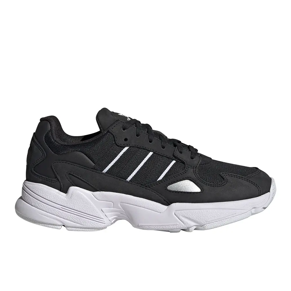 adidas Womens Falcon Sneakers Shoes Casual - Black