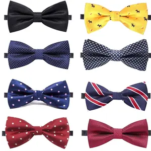 8 Pack Pre-Tied Bow Ties for Men & Boys - Adjustable Elegant Neckties Set for Weddings & Formal Events