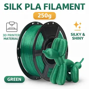 Silk Metal Effect Pla Filament 1.75mm 250g, Industrial Grade Diameter Tolerance, Continuous Print, Compatible with Creality Bambu Prusa Fdm Printers