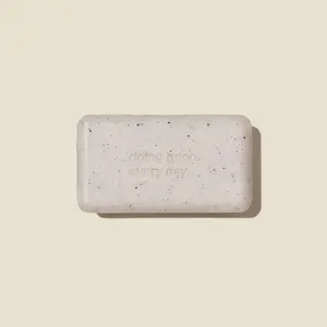 evolvetogether - monaco, exfoliating bar soap | dry rose & mandarin scent | coconut shell exfoliant + shea & murumuru butters | gentle, non-stripping cleanse | vegan, paraben-free & cruelty-free