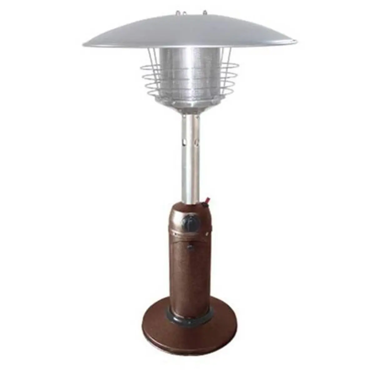 212 MAIN Outdoor Patio Heater - Portable Bronze Gold Hammered Finish Model with Burner, Adjustable Control, Added Stability, Anti-Tilt Safety Feature, Thermocouple