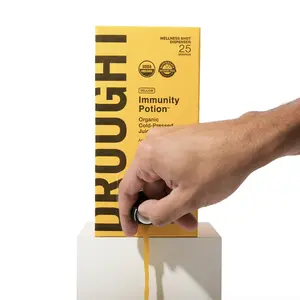 DROUGHT | Juice Shots | Juice Dispenser | Organic | 25 Shots per dispenser | Ginger Turmeric Cayenne | Bag-In-Box Beverage