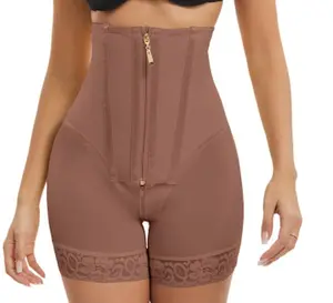 Shaping Body Shaper Pants with Zipper & Waist Cincher for Slimming Tummy   Shapewear for Womenswear High Elasticity Compression Bottoms tight-fitting bodysuit colombian faja jumpsuit butt renaissance corset tim tok shop black underwear trainer hip