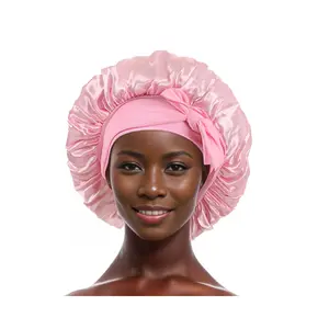 Silk Bonnet for Sleeping Women Reversible Double Layer Satin Bonnet Hair Bonnet Night Sleep Cap for Curly Hair