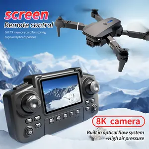 NEW Upgrade Edition Drone With Remote Control With Screen/without Screen, Dual Camera, Obstacle Avoidance, Brushless Motor, Foldable Arms, Ldeal For Night Flying