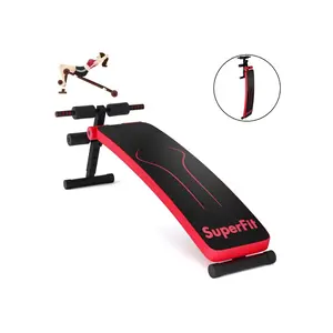 Sports season  SuperFit Folding Weight Adjustable Sit up Board Workout Slant Bench Strength training