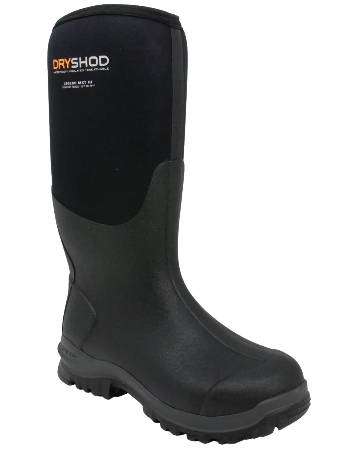 Dryshod Men's Men'S Legend Mxt Rubber Boot Soft Toe - Lgx-Mm-Bk