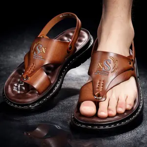 ONXITOM Men's Comfortable Closed Toe Sandals Outdoor Fashion Non Slip Flip Flops Summer Casual  Slip on Walking Shoes boy's light luxury slippers Footwear