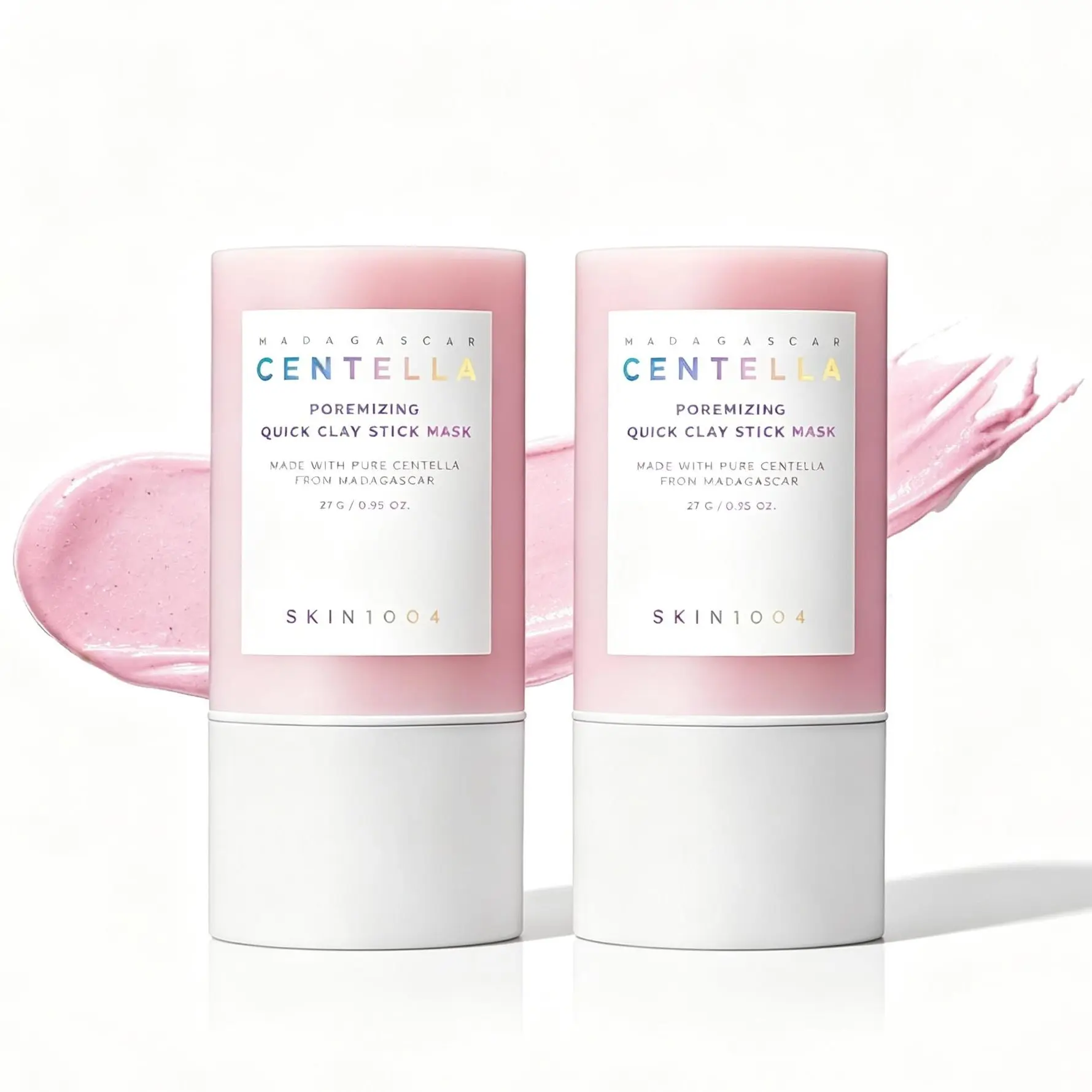 Madagascar Centella Poremizing Clay Stick Mask, 27g - Pure Centella Pore Minimizer for Oily Skin, Soothing, Repairing, Cleansing Skincare Face Mask