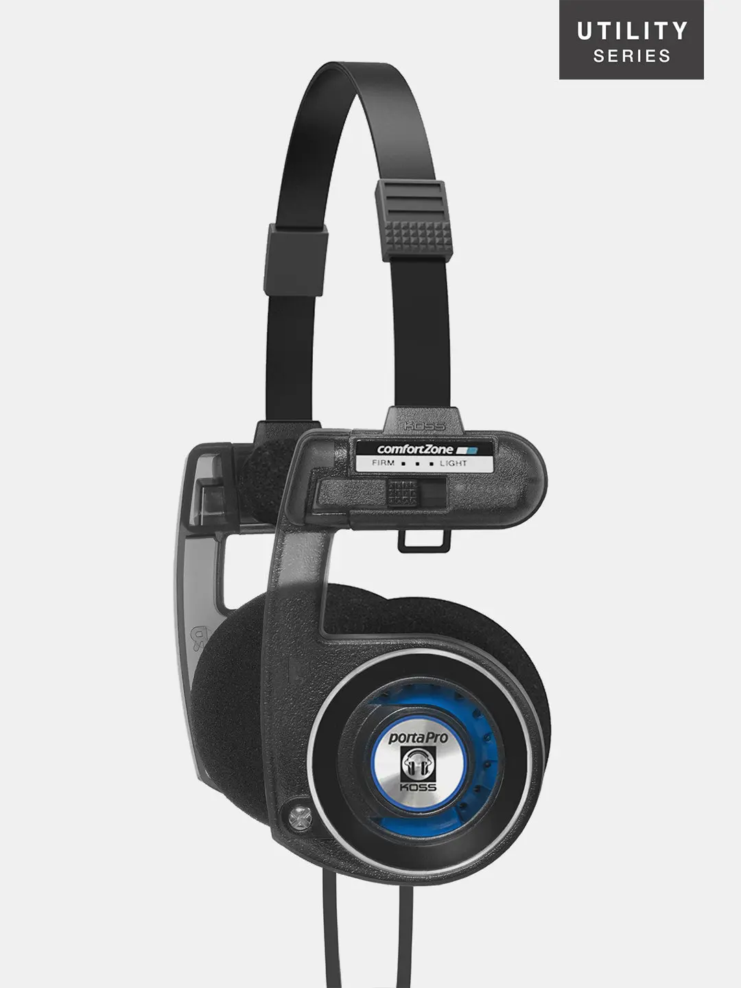 Porta Pro Utility, Retro Style On-Ear Headphone, High-Fidelity, Detachable Cord